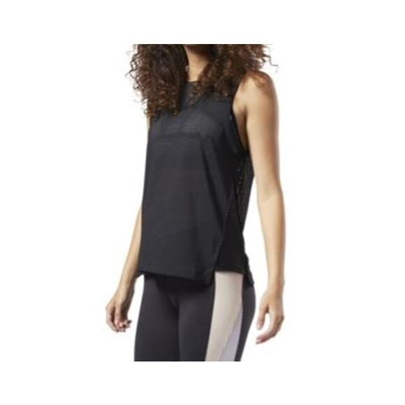 Reebok Perforated Performance Tank Top Sz Small Athletic Running - Picture 1 of 5
